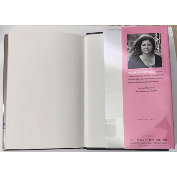 Rainbow Rowell Landline Hardcover Signed 1st Ed 2014 Hardcover DJ Humor - Picture 9 of 14